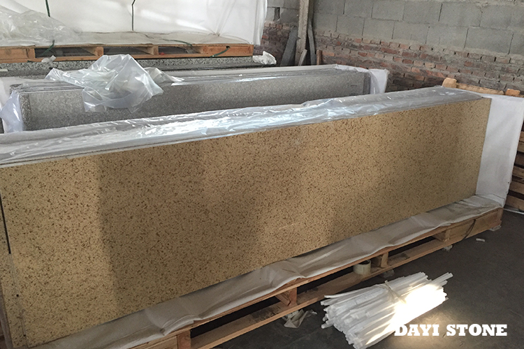 River Yellow Quartz Countertops Xiamen Dayi Stone Co.,Ltd